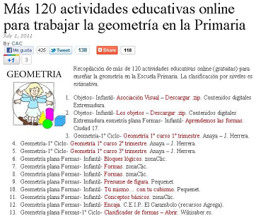 Más de 120 actividades educativas on-line